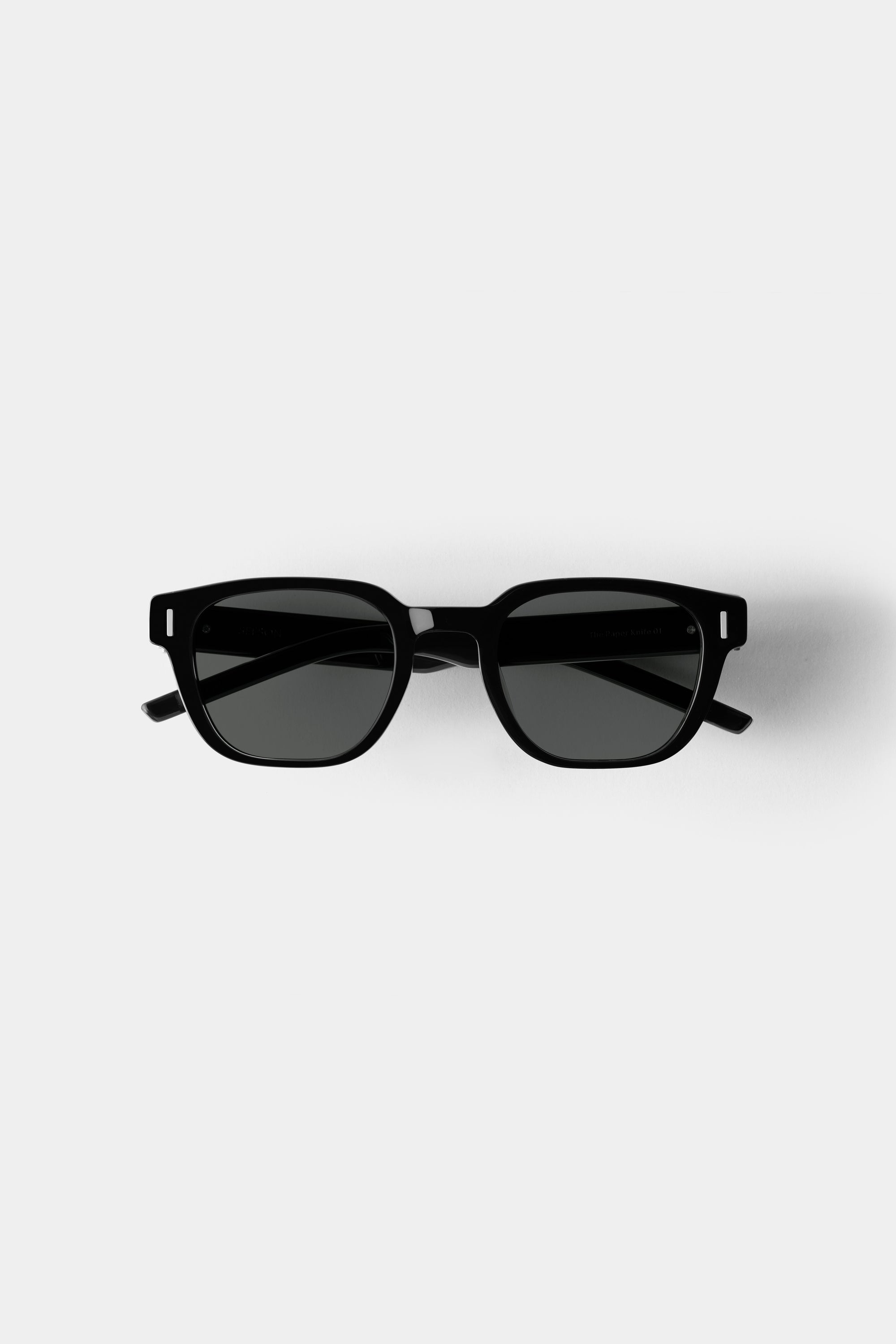 THE PAPER KNIFE 01 SUNGLASSES - Black - Black