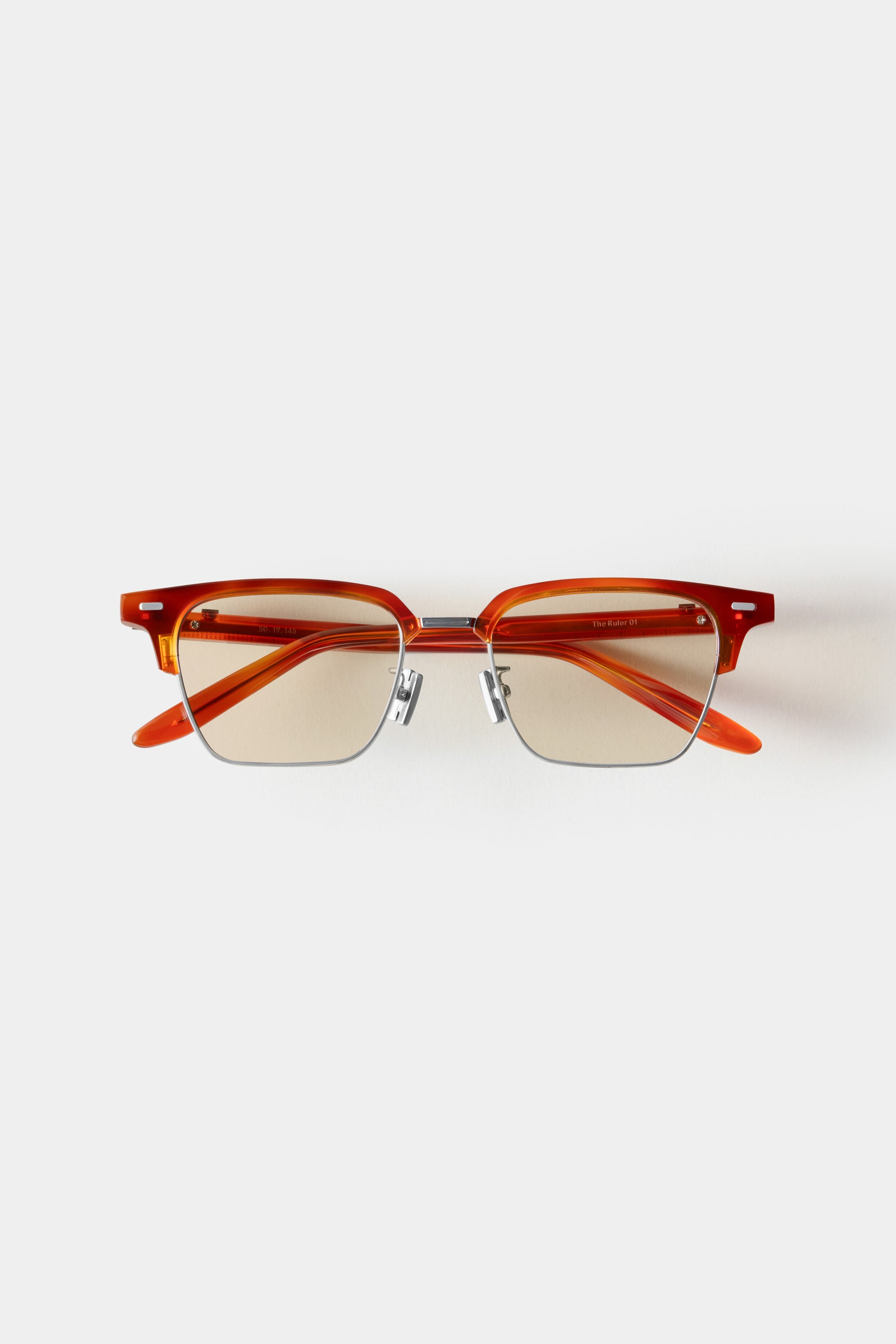 THE RULER 01 SUNGLASSES - Havana - Orange