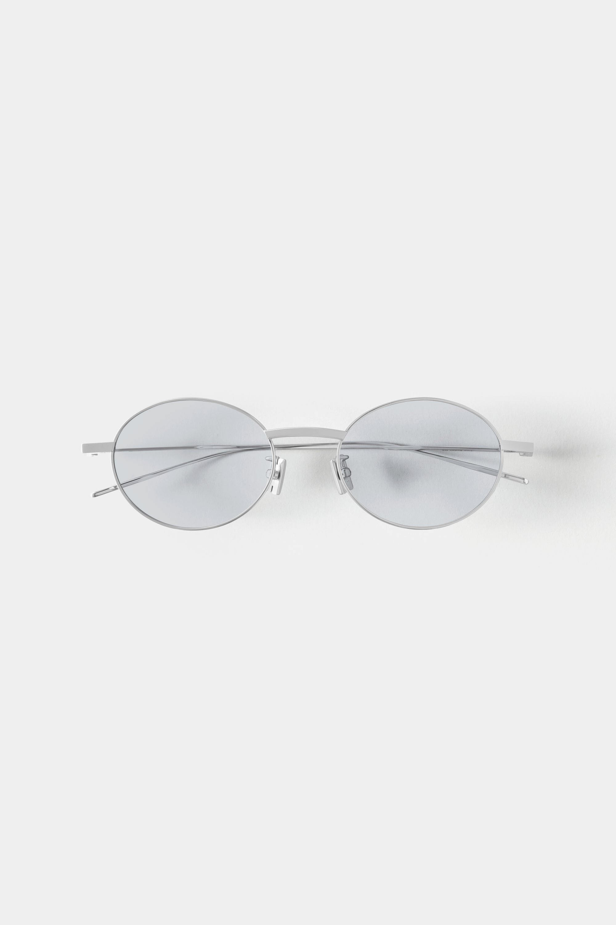 THE RULER 02 SUNGLASSES - Silver - Tinted Blue