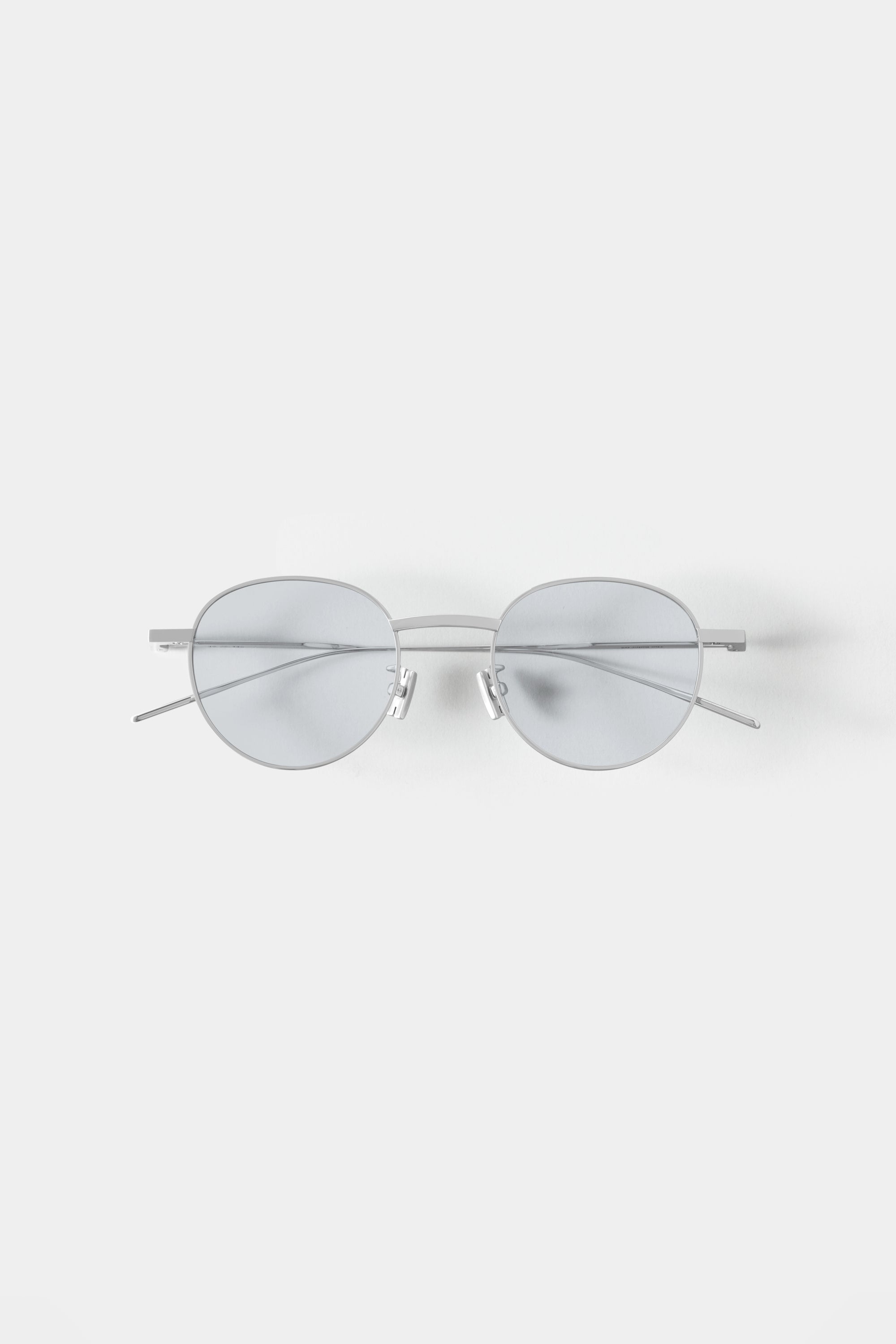 THE RULER 03 SUNGLASSES - Silver - Tinted Blue