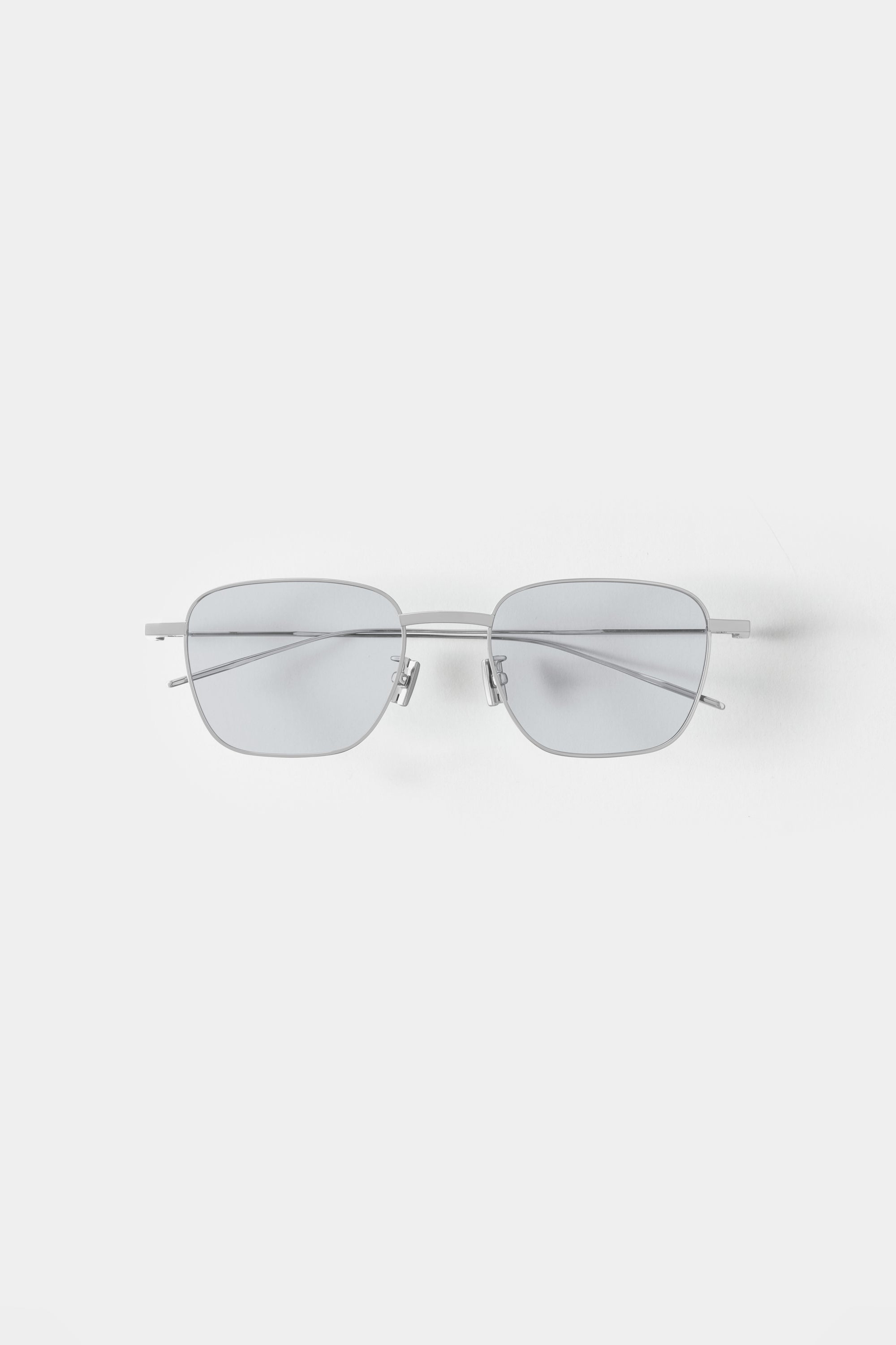 THE RULER 04 SUNGLASSES - Silver - Tinted Blue