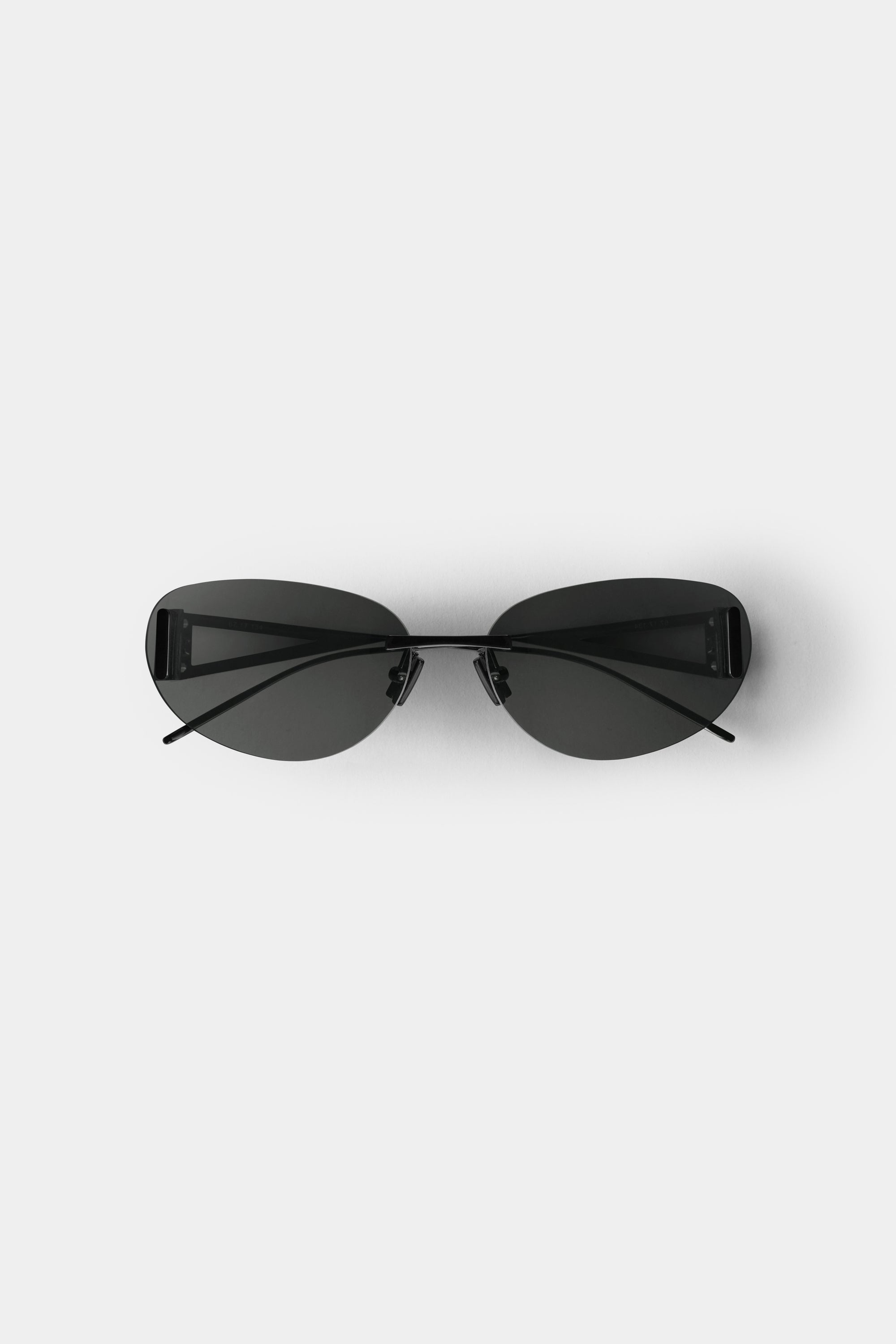 THE SET SQUARE 01 SUNGLASSES - Black - Black