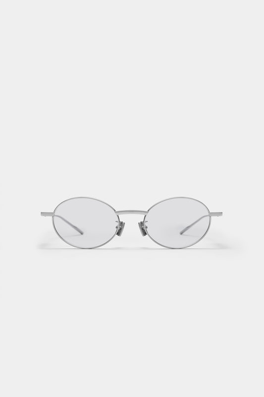 THE RULER 02 SUNGLASSES - Silver - Tinted Blue