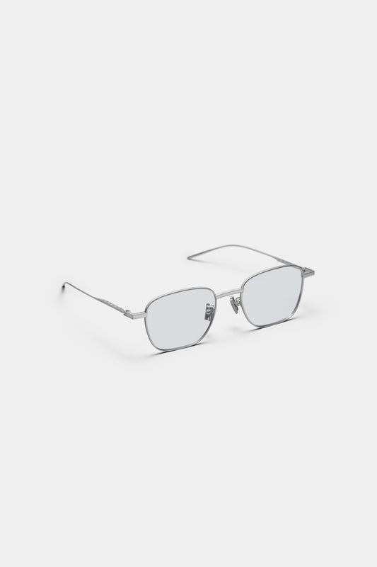 THE RULER 04 SUNGLASSES - Silver - Tinted Blue