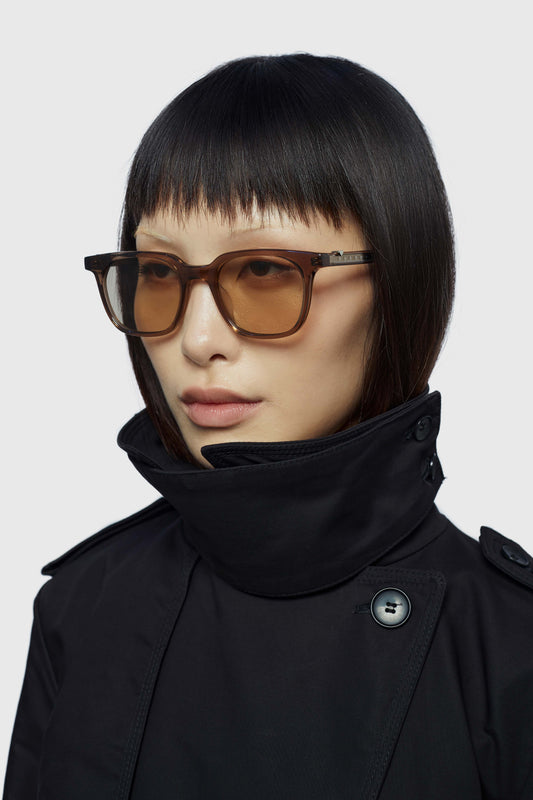 THE RULER 06 SUNGLASSES - Brown - Orange